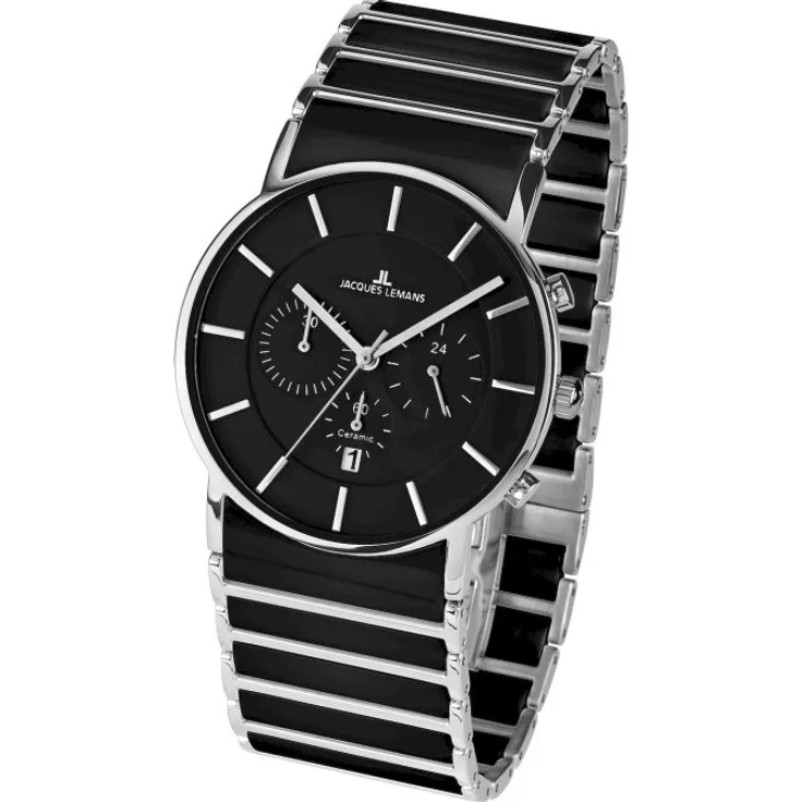 Jacques Lemans 1-1815A York Herren Chrono 42mm 5ATM
