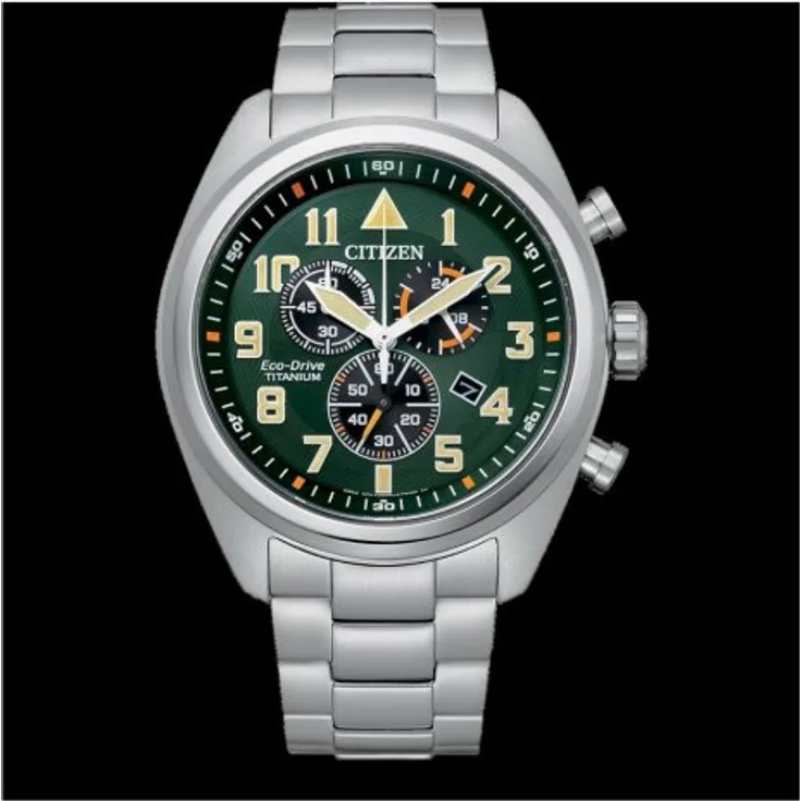 Citizen AT2480-81X Eco-Drive Super-Titanium Chronograph 43mm