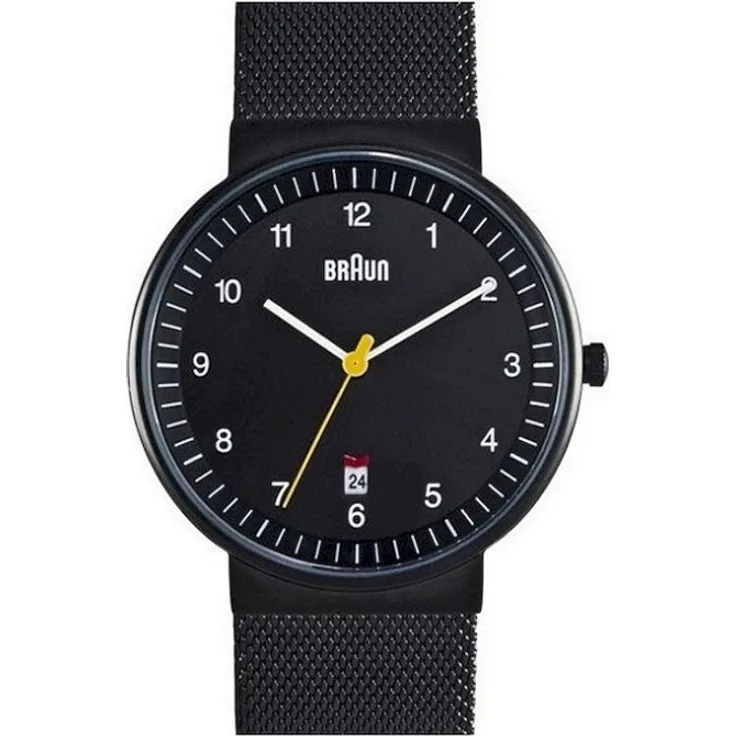 braun Armbanduhr Herren Chronograph Classic BN0032BKBKMHG 66509, Quarzuhr, 40 mm, schwarz