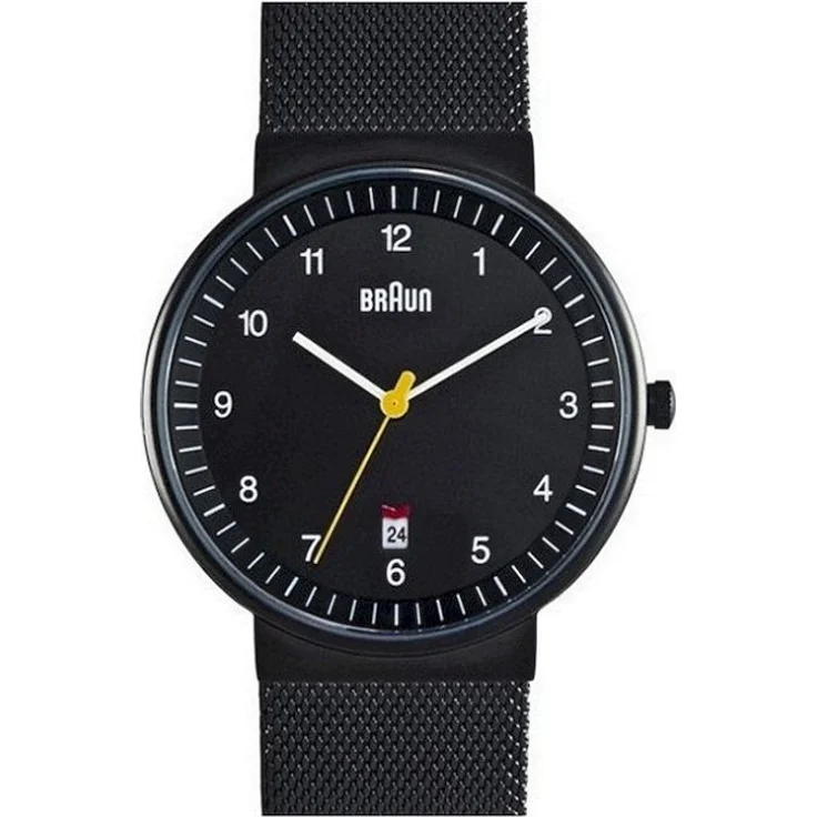 braun Armbanduhr Herren Chronograph Classic BN0032BKBKMHG 66509, Quarzuhr, 40 mm, schwarz