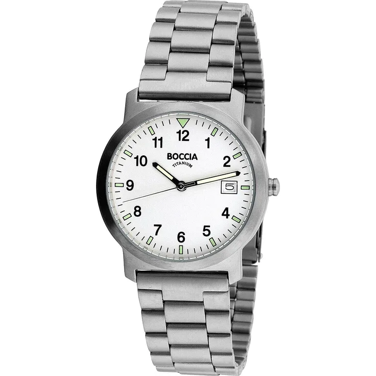 Boccia 3630 02 Herrenuhr Titanium 37mm 5ATM