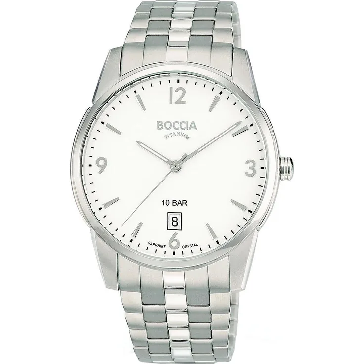 Boccia 3632 01 Herrenuhr Titanium 40mm 10ATM