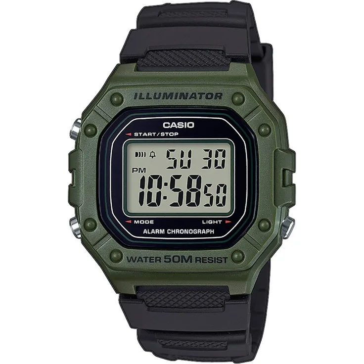 Casio W 218H 3AVEF Collection Herren 43mm 5ATM