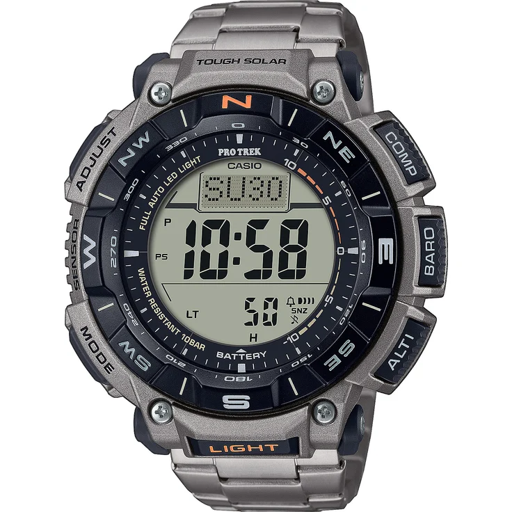 Casio PRG 340T 7ER Pro Trek Radio Solar 53mm 10ATM – Bild 1