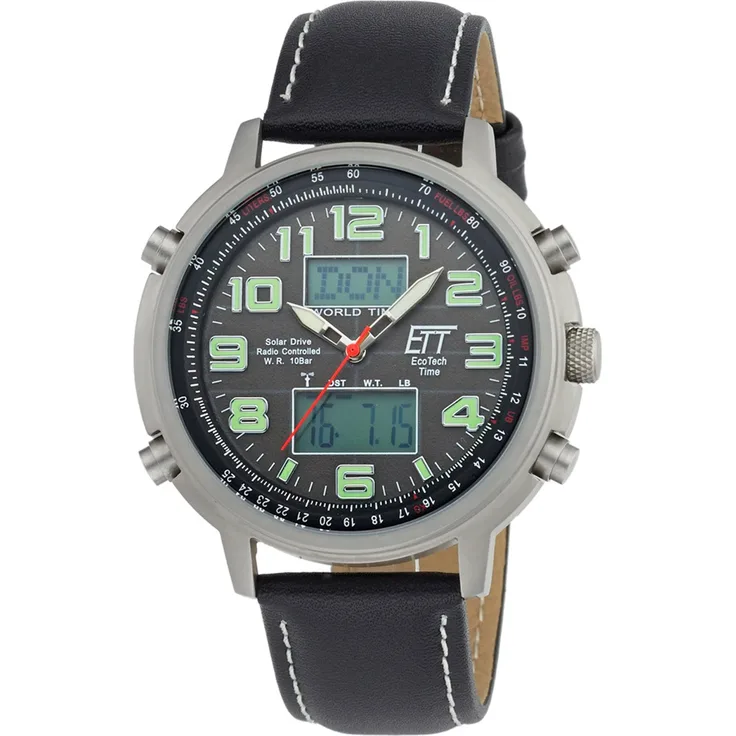 ETT EGS 11301 22L Solar Drive Funk Hunter II Chrono 48mm 10ATM