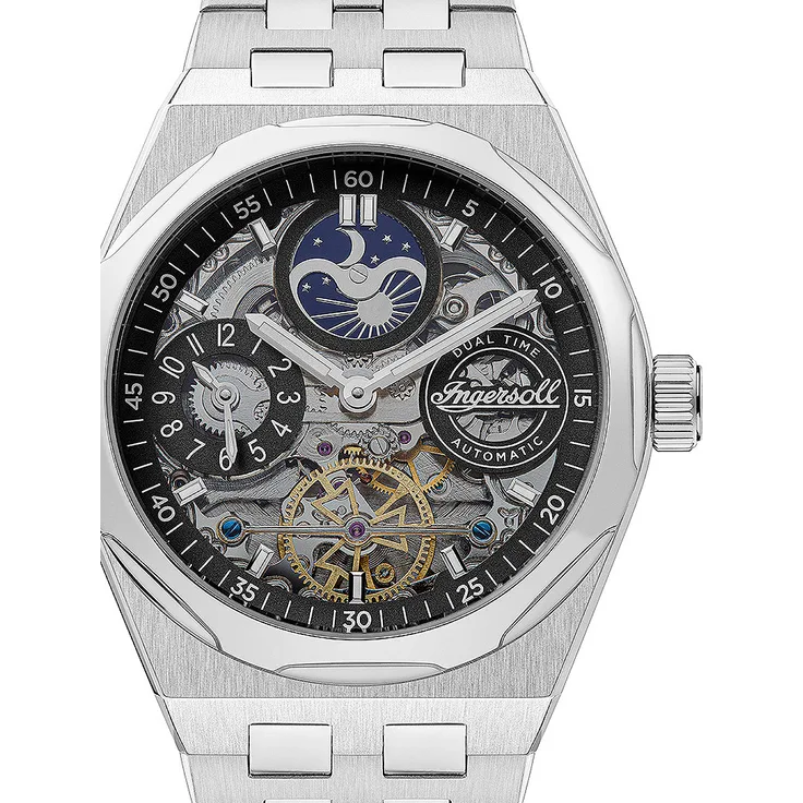 Ingersoll I12901 The Broadway Dual Time Automatik 43mm 5ATM