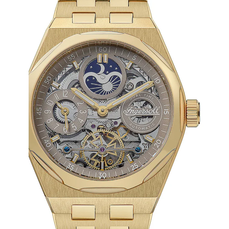 Ingersoll I12902 The Broadway Dual Time Automatik 43mm 5ATM