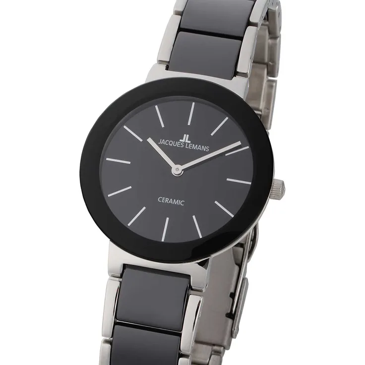 Jacques Lemans 42-7A Ceramic Damen 34mm 10ATM 