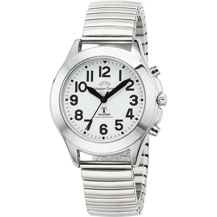 Master Time MTLA-10706-60M sprechende Damen-Funkuhr Zugband 38mm