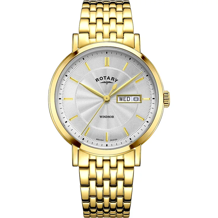 Rotary GB05423/02 Windsor Herren 37mm 5ATM