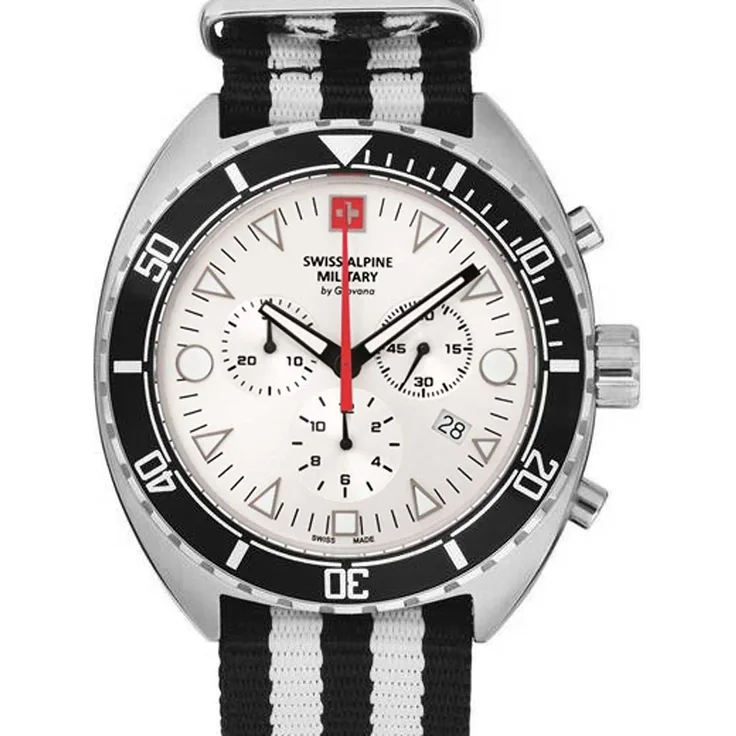 Swiss Alpine Military 7066.9632 Turtle Chronograph 44mm 10ATM