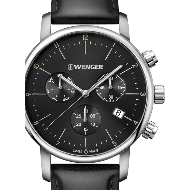 Wenger 01.1743.102 Urban Classic Chronograph 44mm 10ATM