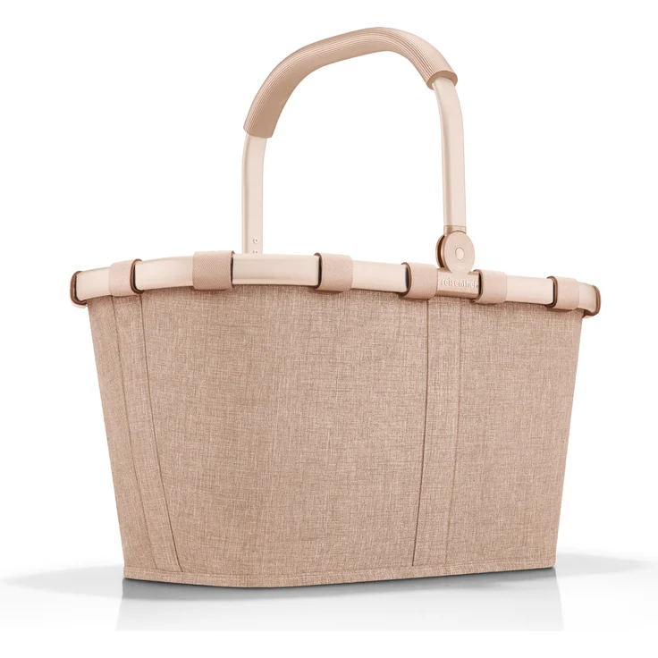 reisenthel carrybag Einkaufskorb mit Henkel Einkaufstasche Shopping Tragetasche frame twist coffee – Bild 1