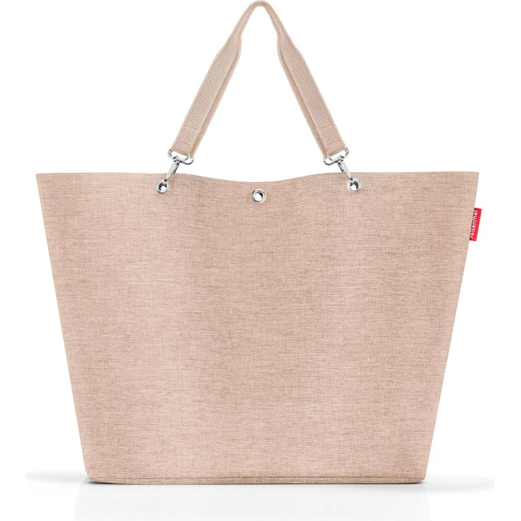 reisenthel Einkaufstasche Strandtasche shopper XL Badetasche Umhänge-Beutel Sack twist coffee – Bild 1