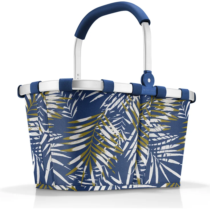 reisenthel carrybag Einkaufskorb mit Henkel Einkaufstasche Shopping Tragetasche jungle space blue – Bild 1