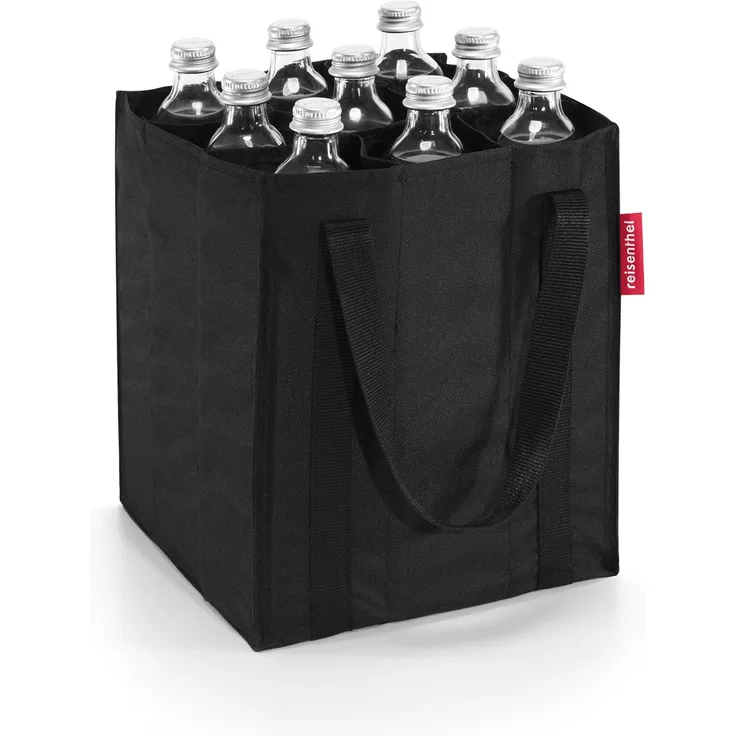 reisenthel Flaschenträger Flaschentasche Flaschenkorb bottlebag Einkaufstasche black