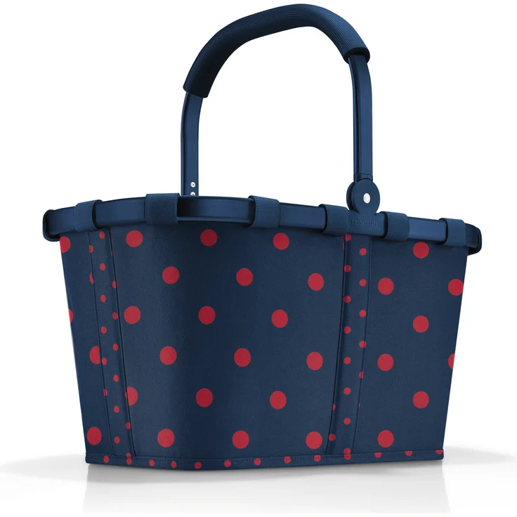 reisenthel carrybag Einkaufskorb mit Henkel Einkaufstasche Shopping Tragetasche mixed dots red – Bild 1