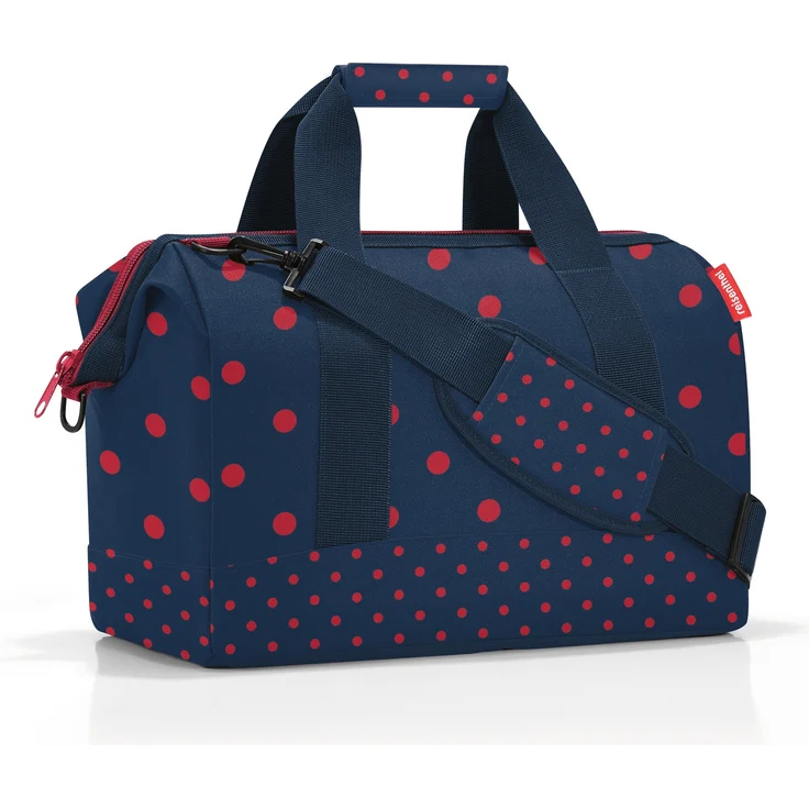 reisenthel Weekender Reisetasche Sporttasche Reisegepäck allrounder M Tasche mixed dots red – Bild 1