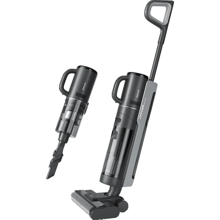 Dreame M12 Nass- und Trockensauger, 35 min Akkubetrieb, 12000 Pa Saugleistung, 60 min Akku-Saugbetrieb, schwarz – Bild 2