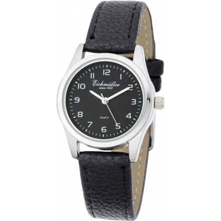 Eichmüller Damenuhr RE1003 schwarz Lederband 30 mm