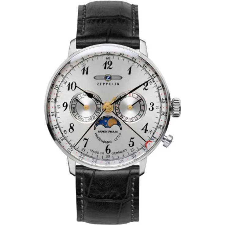 Zeppelin Hindenburg Multifunktions Fliegeruhr 7036 1