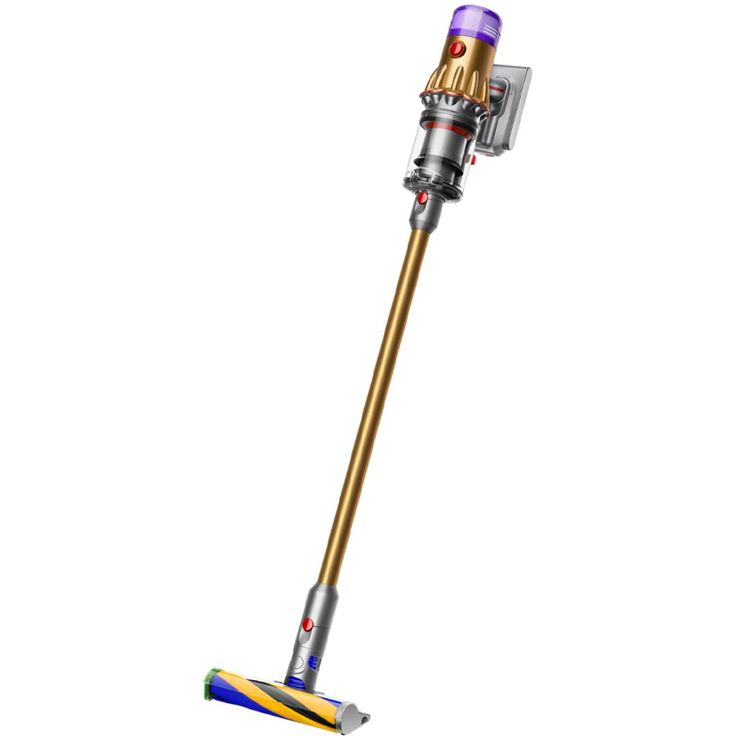 Dyson V12 Detect Slim Absolute+ Handstaubsauger 2022, 60 min Akkubetrieb, Akkuwechsel-Option, gold