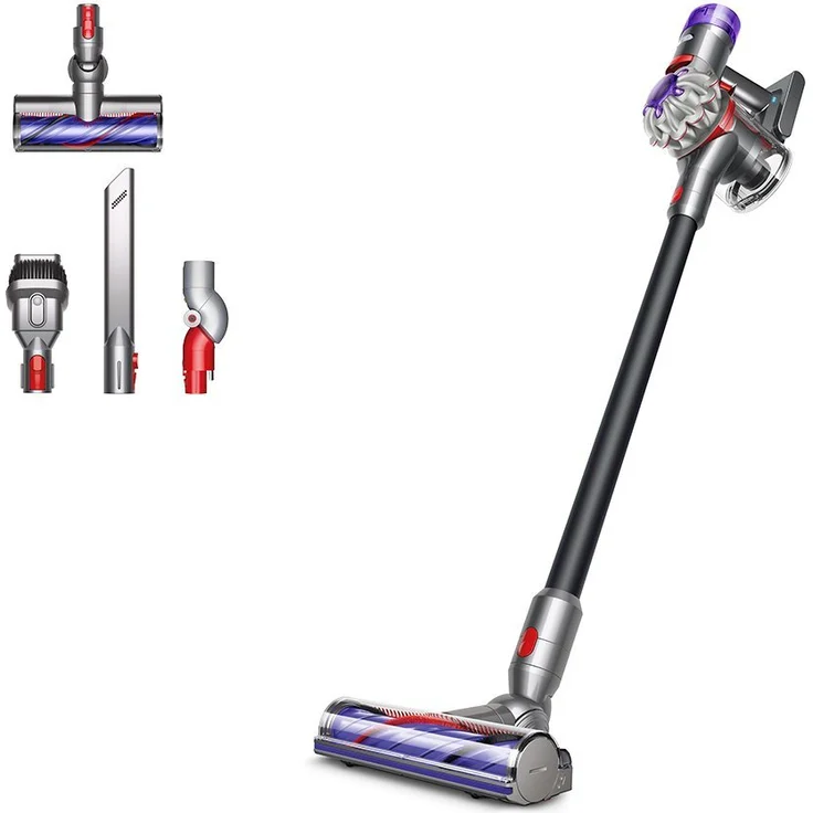Dyson V8 Total Clean Handstaubsauger 2022, 40 min Akkubetrieb, 2 Saugmodi, nickel-schwarz – Bild 2