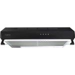 Mepamsa MODENA 60 V3 Wandhaube, Konventioneller Rauchfang, Wandmontage, Energieeffizienzklasse D, Leistungsstufen 3, Breite 60 cm, schwarz