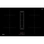 Neff T48CB1AX2 + Z861SB2 Kochfeld mit Dunstabzug, Induktion, Einbaugerät, Autark, Breite 80 cm, 4 Zonen, schwarz