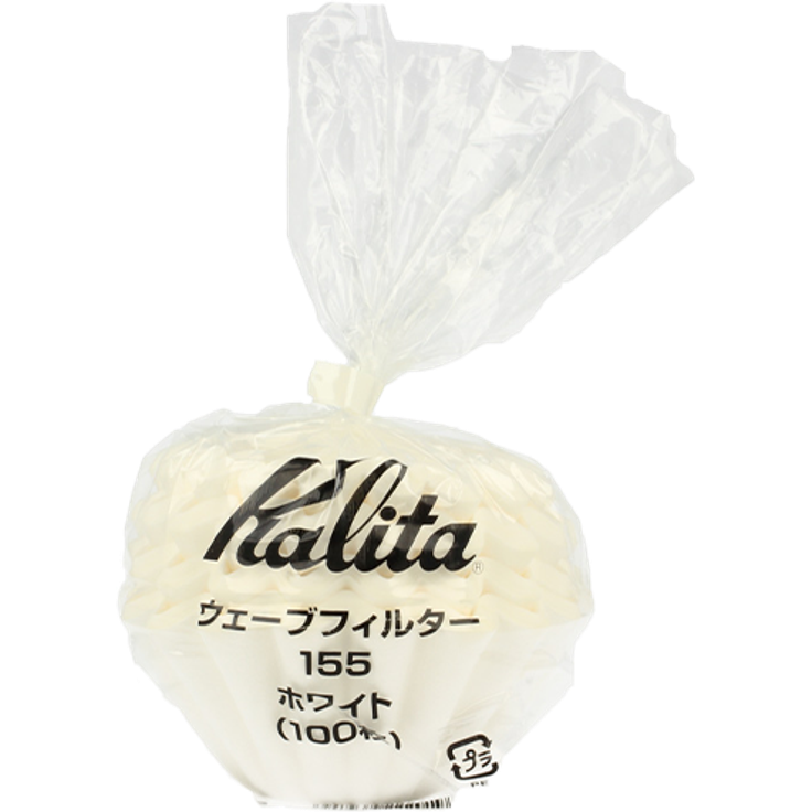 Kalita Wave 155 weiße Papierfilter, 100 Stück