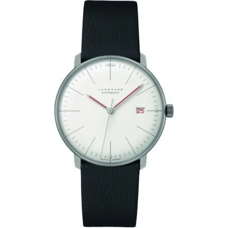 Junghans Herren Armbanduhr 027 4009.02 max bill Automatic Bauhaus