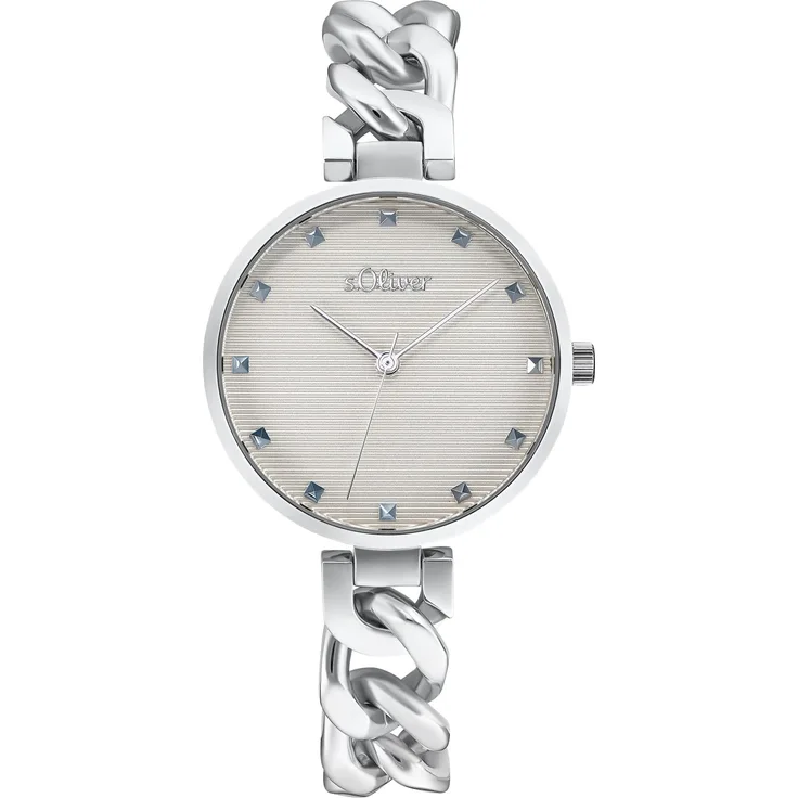 s.Oliver Damen Armbanduhr 2033521 Edelstahl