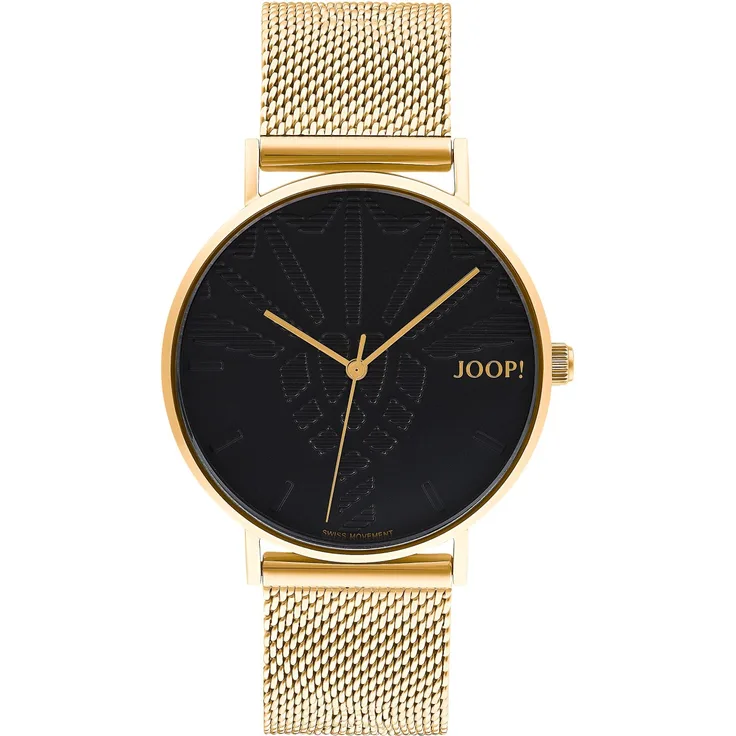 JOOP! Damen Armbanduhr 2033714 Edelstahl, IP gold plattiert