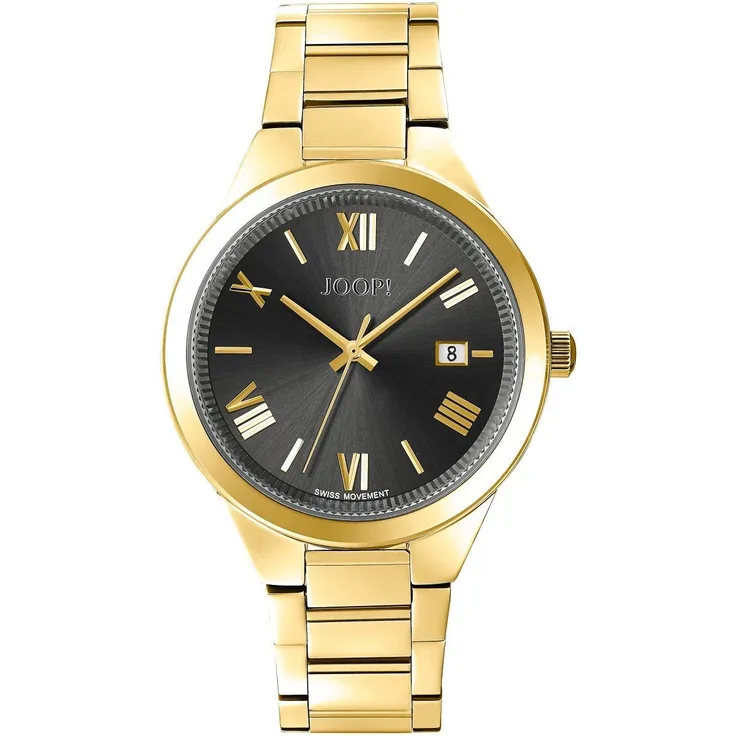 Joop! Damen Armbanduhr 2032603 Edelstahl IP, gelbgold