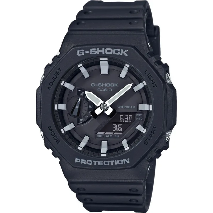 Casio Herren Armbanduhr G Shock GA 2100 1AER, analog, digital