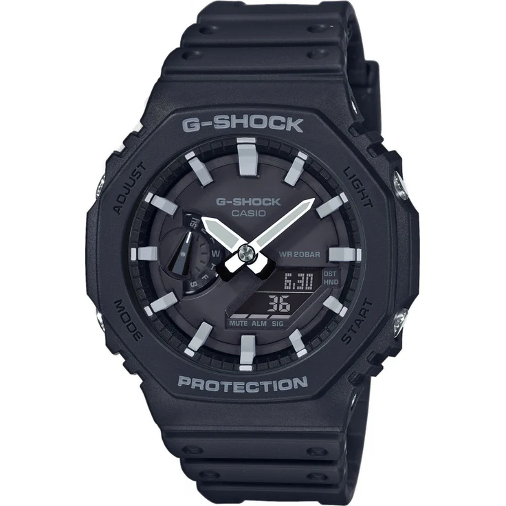 Casio Herren Armbanduhr G Shock GA 2100 1AER, analog, digital – Bild 1