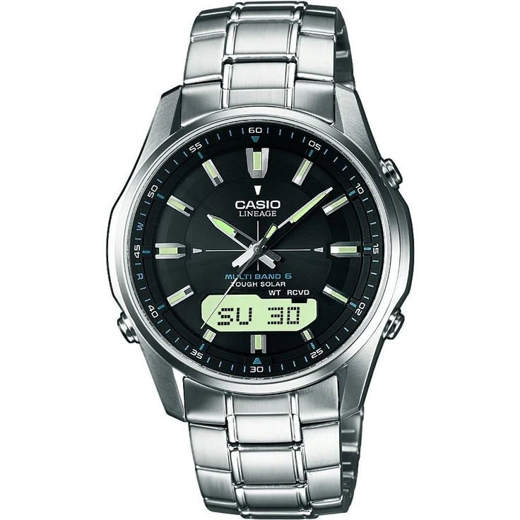 Casio Herren Armbanduhr LCW M100DSE 1AER Funkuhr Solar – Bild 1