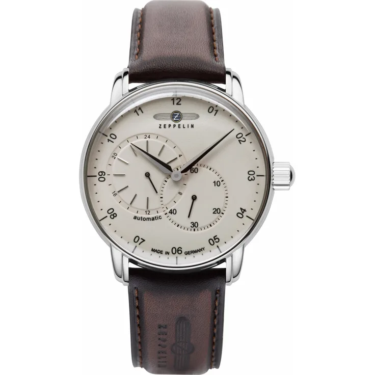 Zeppelin Uhr 8662-5 New Captain’s Line Automatik 12 und 24h Anzeige