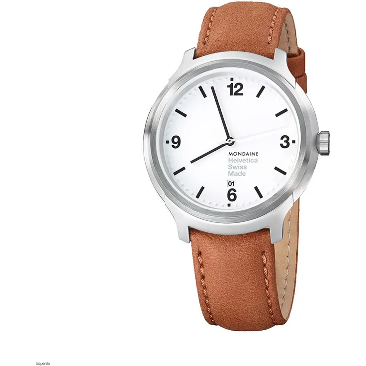 Mondaine Damen Armbanduhr MH1.B3110.LG Helvetica Bold 34mm, Saphirglas
