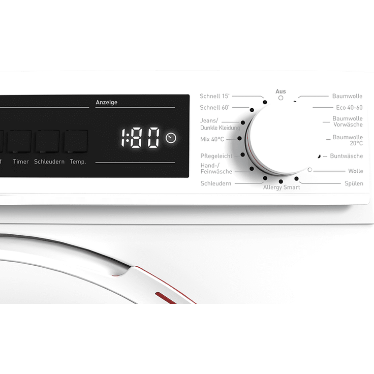Sharp ES-NFW612CWB-DE, Frontlader-Waschmaschine, B, Fassungsvermögen 6 kg, Standgerät, Breite 60 cm – Bild 3
