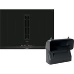 Siemens Kochfeld mit Dunstabzug, ED777FGA6 Set Induktionskochfeld-Dunstabzug-Kombination ED777FQ25E + Flachkanal HZ9VDSB4, Breite 70 cm, 4 Zonen, schwarz