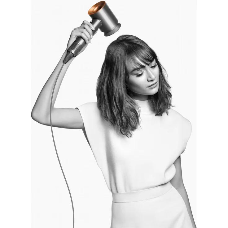 Dyson Supersonic HD07 Haartrockner, Ionen-Technologie, 1600 Watt, inkl. 5 Stylingdüsen, Generation 2021, nickel, kupfer – Bild 7