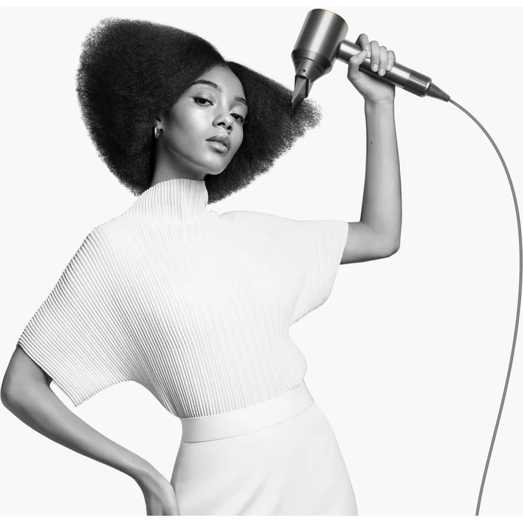 Dyson Supersonic HD07 Haartrockner, Ionen-Technologie, 1600 Watt, inkl. 5 Stylingdüsen, Generation 2021, nickel, kupfer – Bild 6