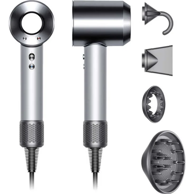 Dyson Supersonic HD11 Haartrockner Professional Edition, Haartrockner, Ionene-Technologie, für schnelles und präzises Trocknen, anthrazit, silber