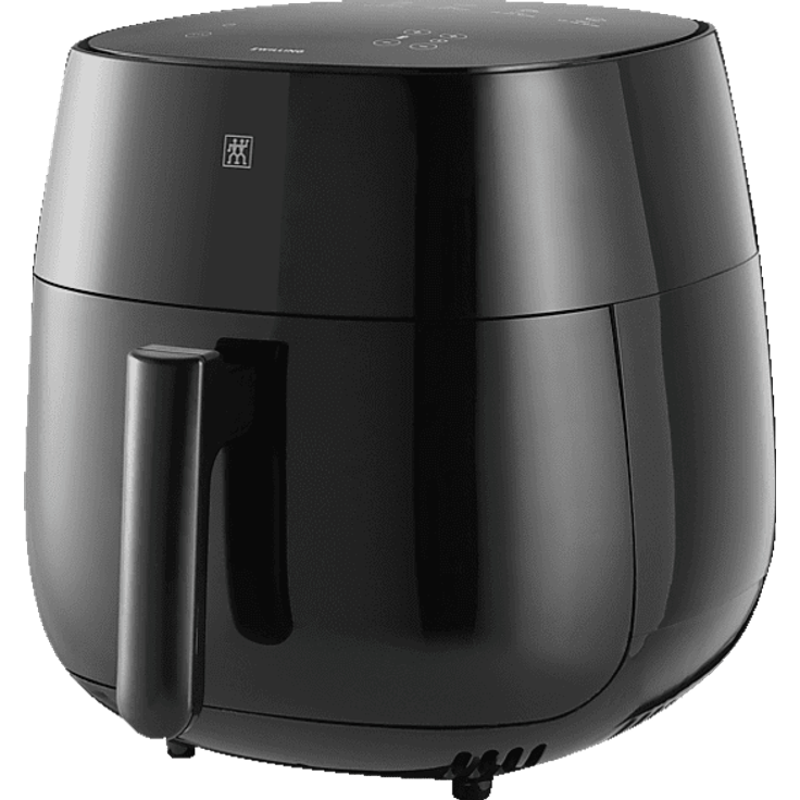 Zwilling 1021777 Heißluftfritteuse, ohne Fett, 1400 Watt, 4 Liter, 6 Programme, abnehmbares Zubehör, abnehmbarer Frittierkorb, Kunststoff, schwarz – Bild 2