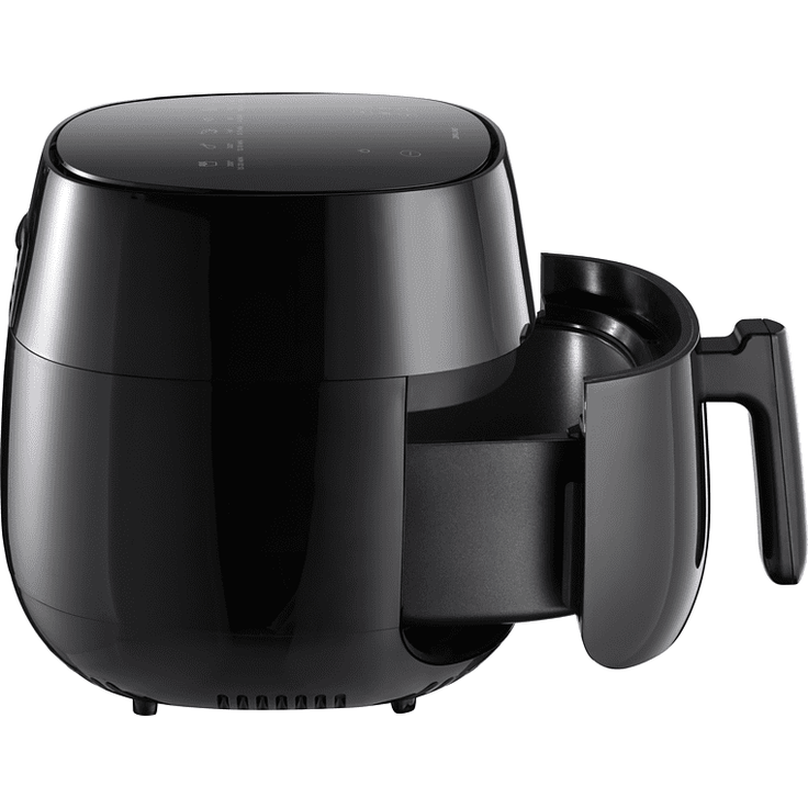 Zwilling 1021777 Heißluftfritteuse, ohne Fett, 1400 Watt, 4 Liter, 6 Programme, abnehmbares Zubehör, abnehmbarer Frittierkorb, Kunststoff, schwarz – Bild 4