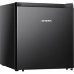 Severin SEV KB 8879 Minikühlschrank, freistehend, schwarz, Türanschlag wechselbar, Höhe 44.5 cm, Energieklasse E