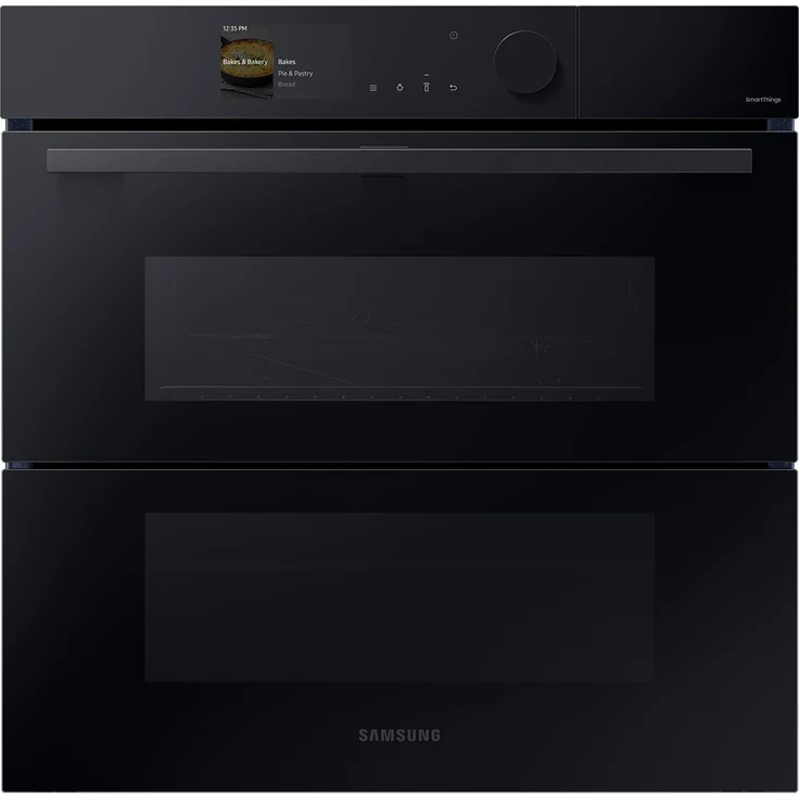 Samsung NV7B6775LDK/U1 Einbaubackofen, Serie 6, Pyrolyse, Dual Cook, Flex, Einbaugerät, Energieeffizienzklasse A+, Garraum 76 l, groß (ab 65 l), schwarz – Bild 1