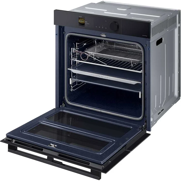 Samsung NV7B6775LDK/U1 Einbaubackofen, Serie 6, Pyrolyse, Dual Cook, Flex, Einbaugerät, Energieeffizienzklasse A+, Garraum 76 l, groß (ab 65 l), schwarz – Bild 4
