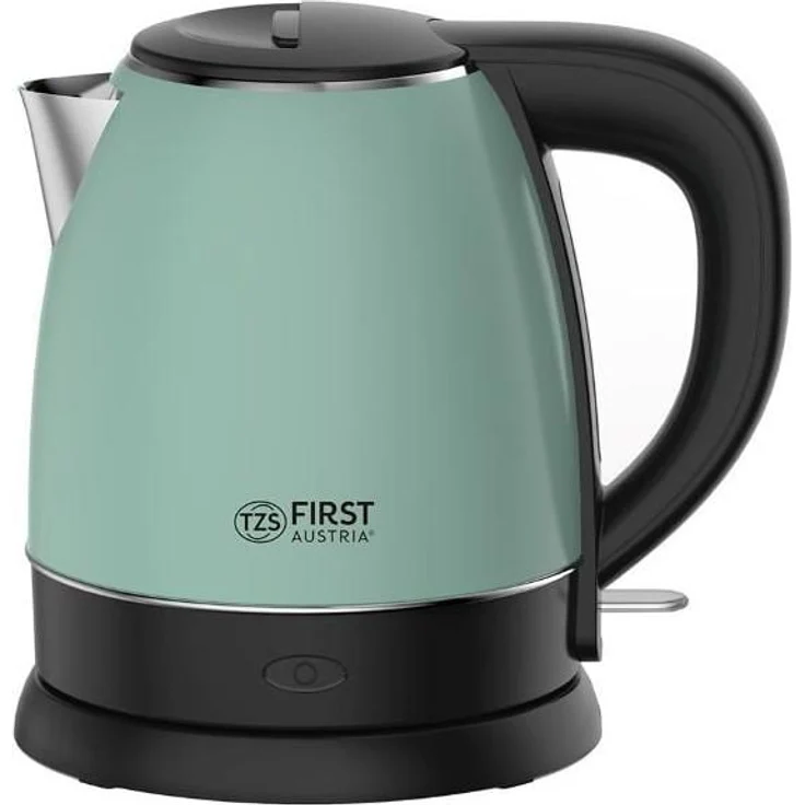 First Austria 5407-3-GN Wasserkocher, 2000 Watt, 1,2 Liter, Wasserstandsanzeige, Kontrollleuchte, grün
